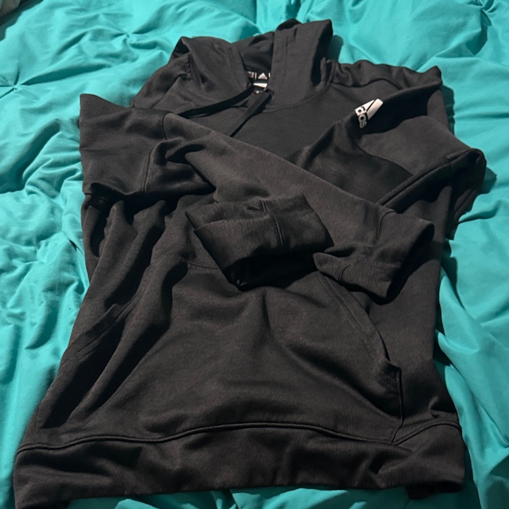 Adidas Charcoal Pullover Hoodie